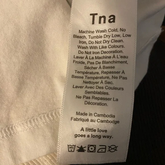 TNA - basic white T-shirt - Picture 5 of 6